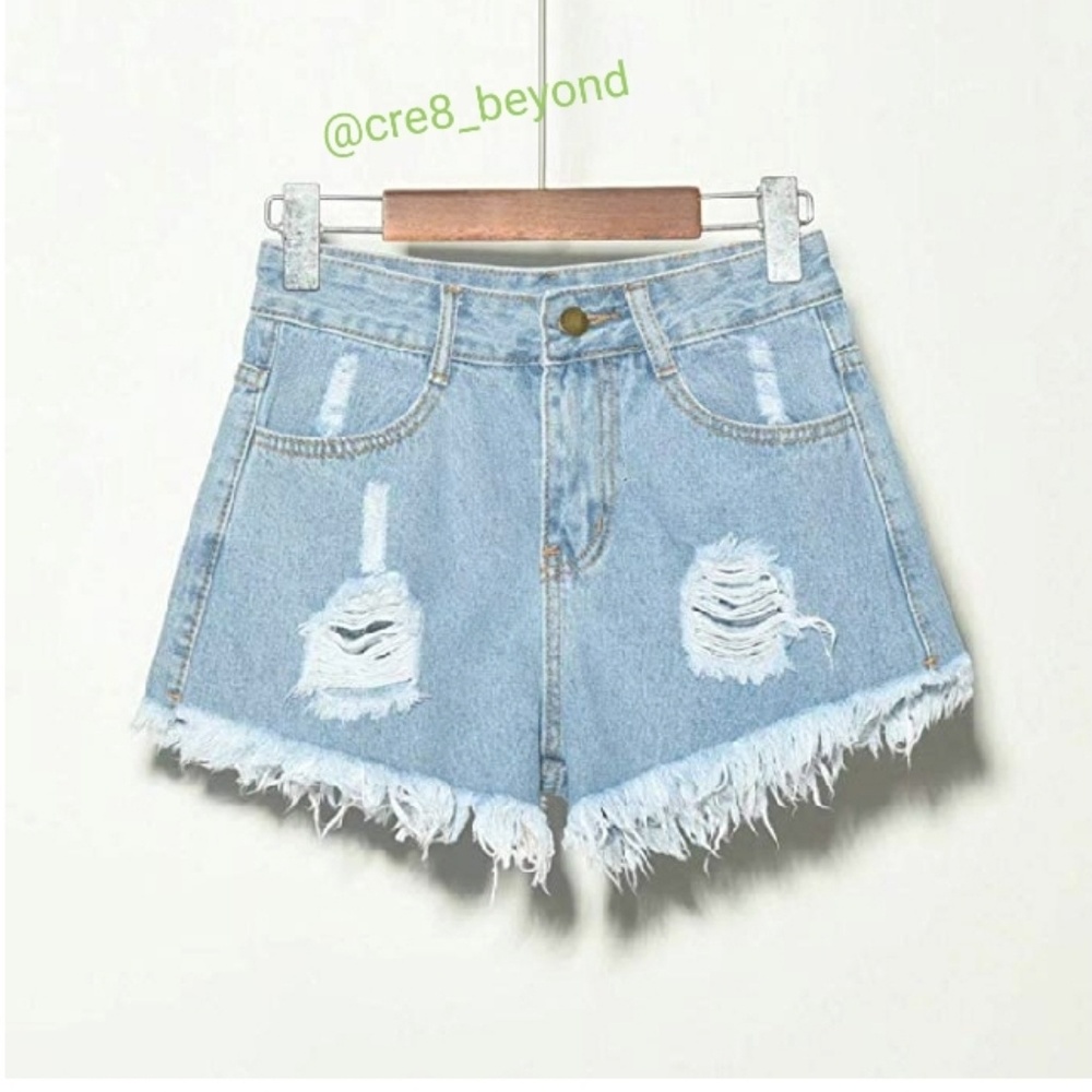 Denim shorts